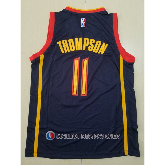 Maillot Golden State Warriors Klay Thompson NO 11 Ville 2020-21 Noir